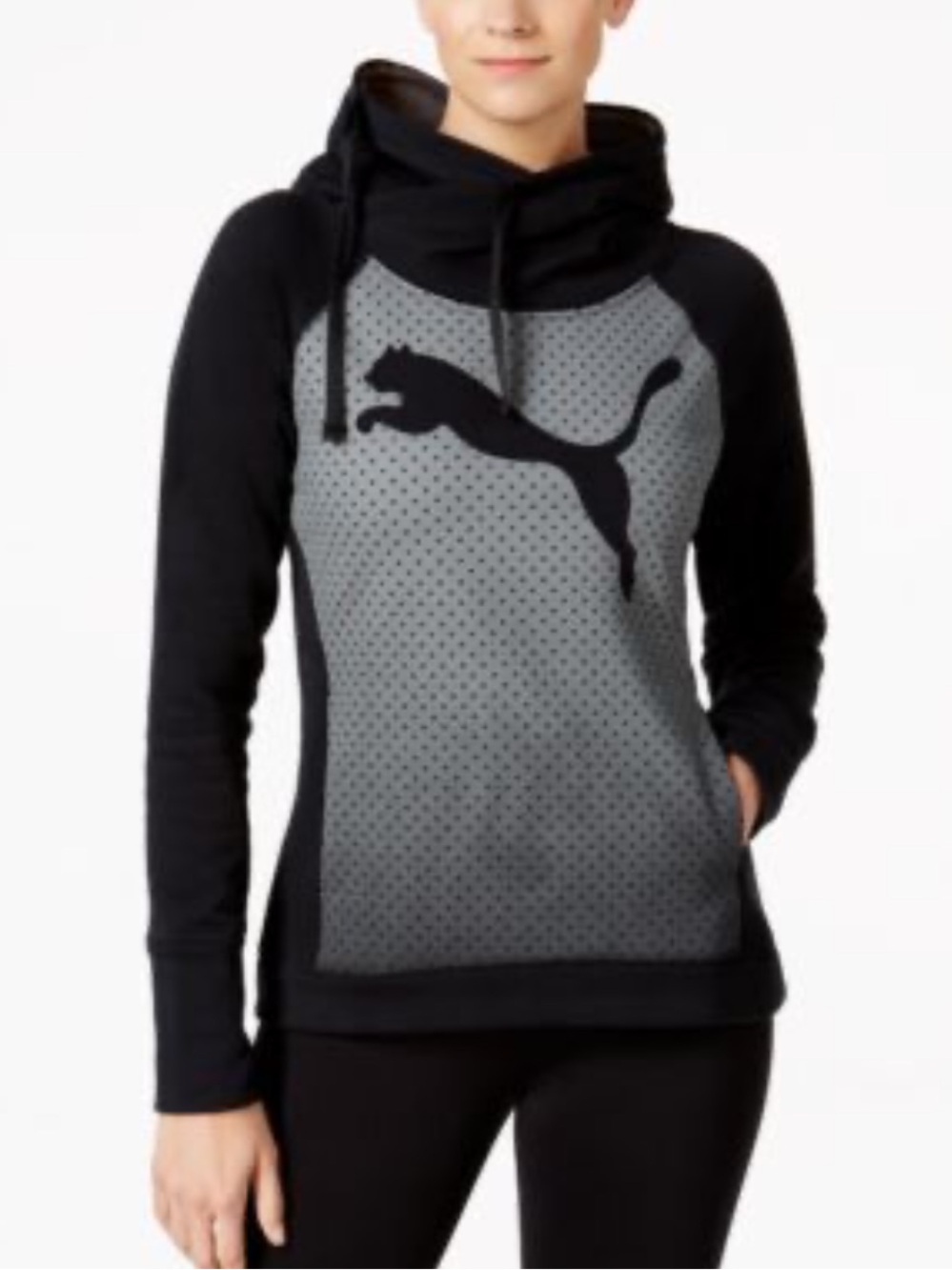PUMA Pullover hoodie *black & grey*